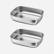 ePawDen Stainless Steel Bowls - 2 Pack