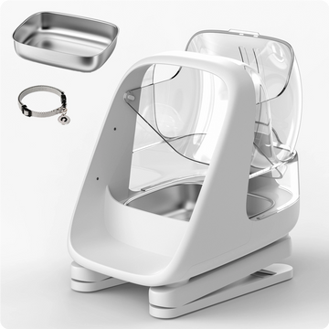 ePawDen Microchip Pet Feeder with Tilt Riser Kit